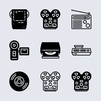 Retro Tech icons pack