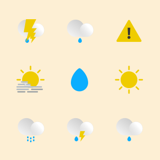 The Weather is Nice Today icons pack