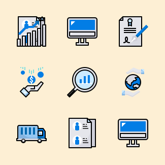 Business Success icons pack