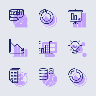 Data icons pack