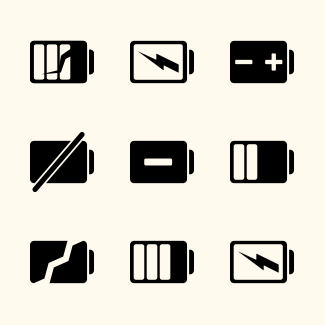 Battery Status icons pack
