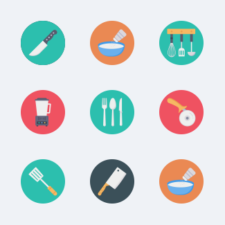 Cooking icons pack