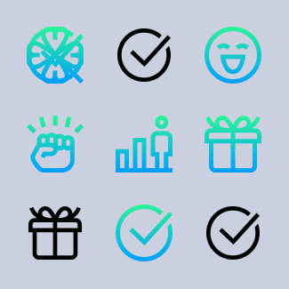 Success icons pack