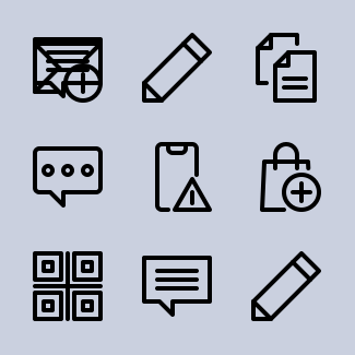 User interface icons pack