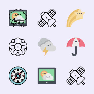 Weather icons pack