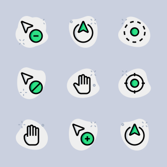 Selection and Cursors icons pack