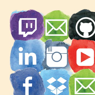 Social Aquicons icons pack