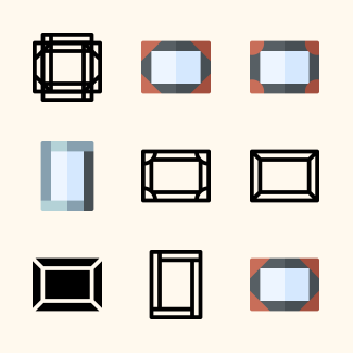 Frames icons pack