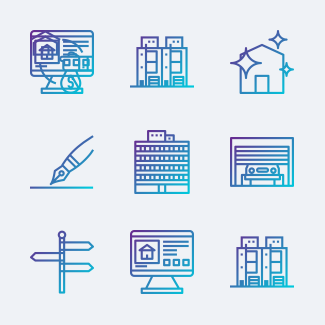 Real Estate icons pack