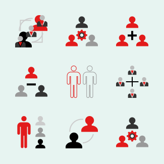 Teamwork icons pack