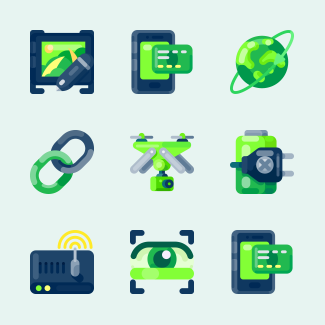 Technology icons pack