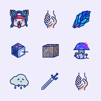 Icontober icons pack