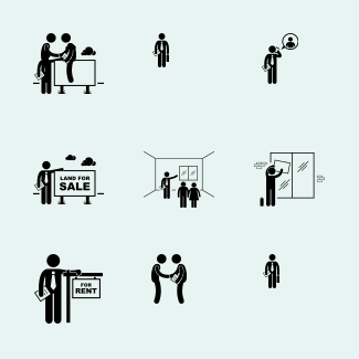 Property Agent Real Estate icons pack