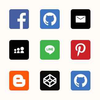 Social Rounded 2 icons pack