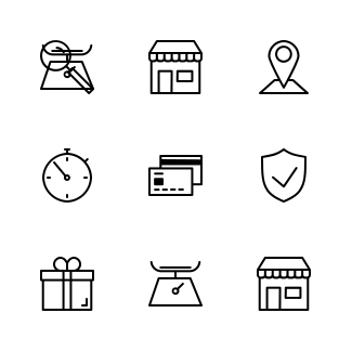 Ecommerce Essential Material icons pack