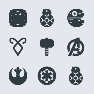 Geek icons pack