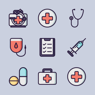 Clinical icons pack