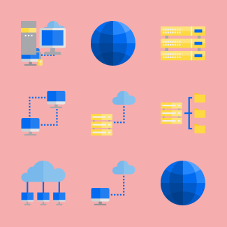 Communication Network icons pack
