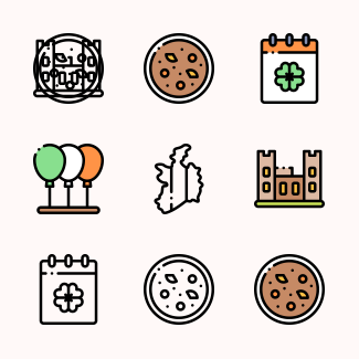 Ireland icons pack