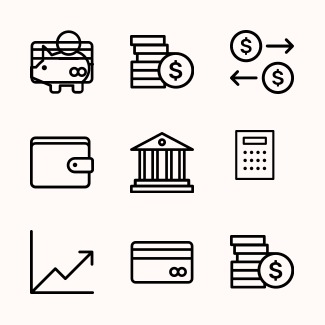 Financial icons pack