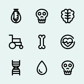 Medical Line icons pack