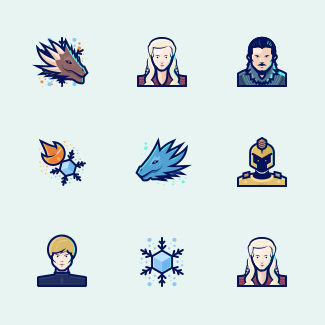 Game of Thrones icons pack