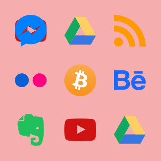 Social icons icons pack