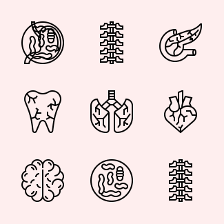 Human Organs icons pack