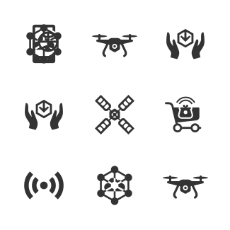 Innovation technology icons pack
