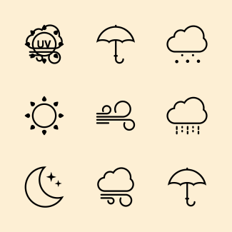 Weather icons pack