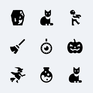 Materia Halloween free icons pack