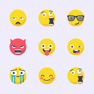 Smileys for fun icons pack