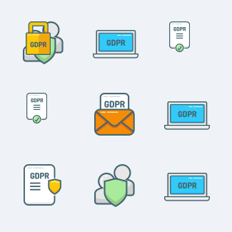 GDPR Family icons pack
