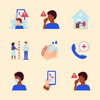 Coronavirus Information icons pack
