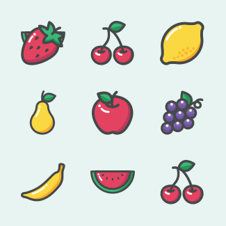 Fruity icons pack