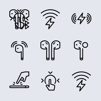 iPhone 7 & AirPods icons icons pack