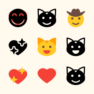 Emoticon icons pack