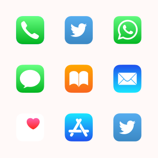 Apple Apps icons pack