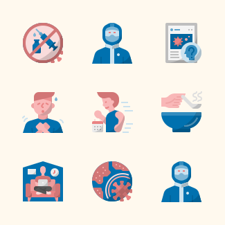 Covid-19 icons pack