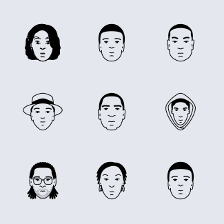 Black Lives Matter icons pack