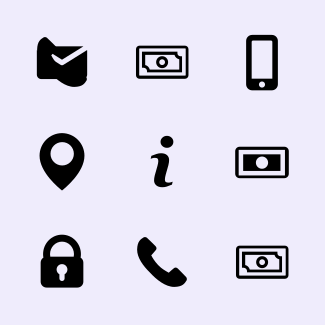 Basic icon element icons pack