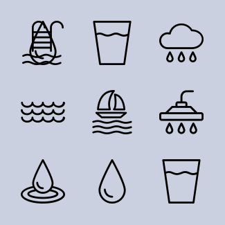 Water icons pack