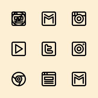 Social Media icons pack