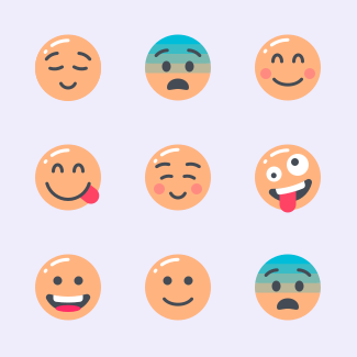 E Face icons pack