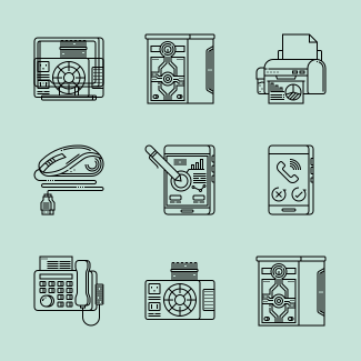 Computer and Gadget devices icons pack