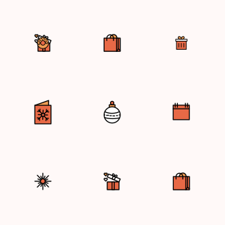 Christmas Holidays icons pack