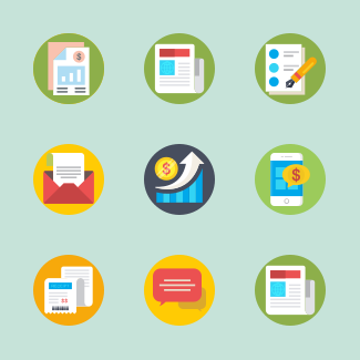 Finance icons pack