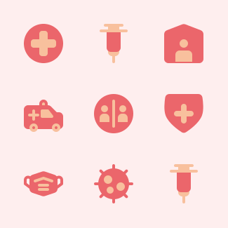 Covid-19 icons pack