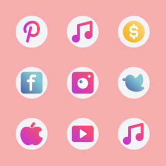 Social Media 2 icons pack