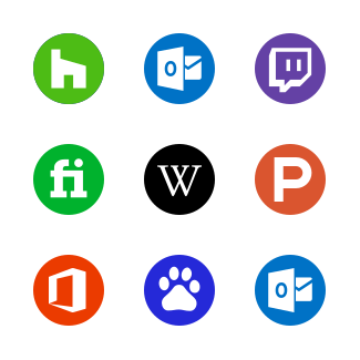 Popular Services & Brands Vol 2 icons pack
